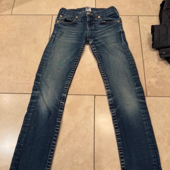 True Religion Girls Straight Leg Jeans - Picture 2 of 6